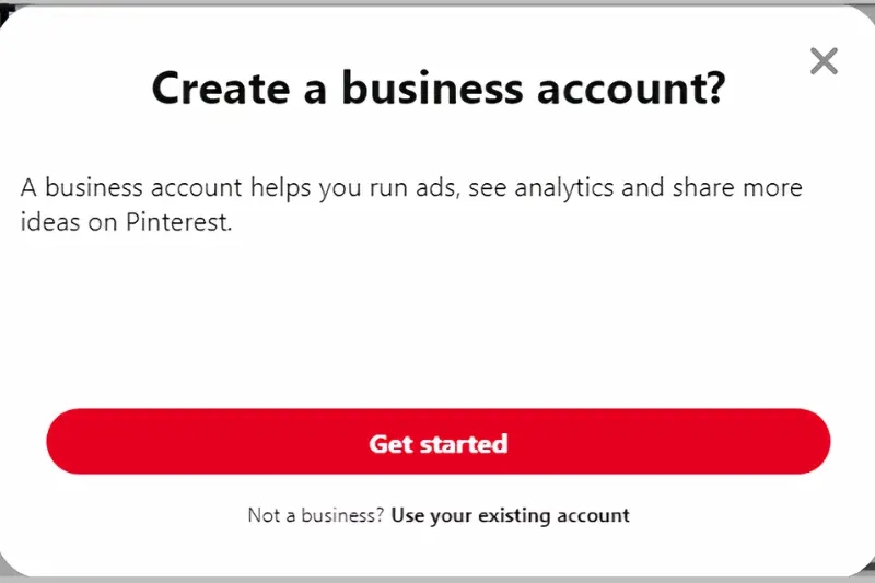 create business account on pinterest