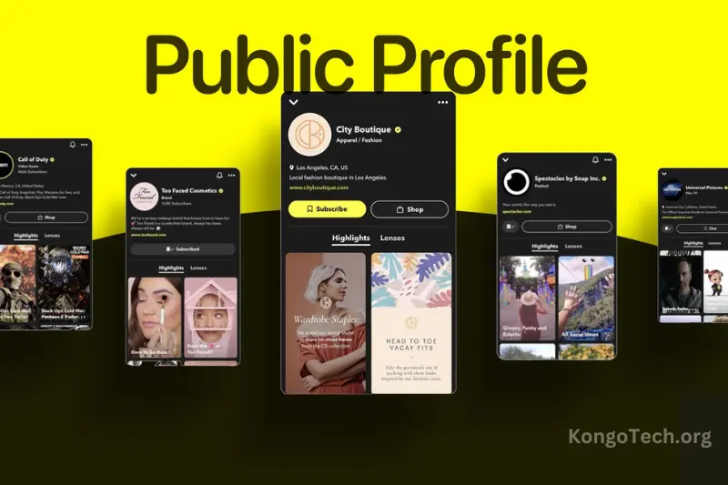 create compelling snapchat presence public profile