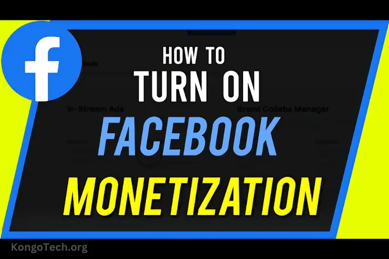 how to monetization facebook page