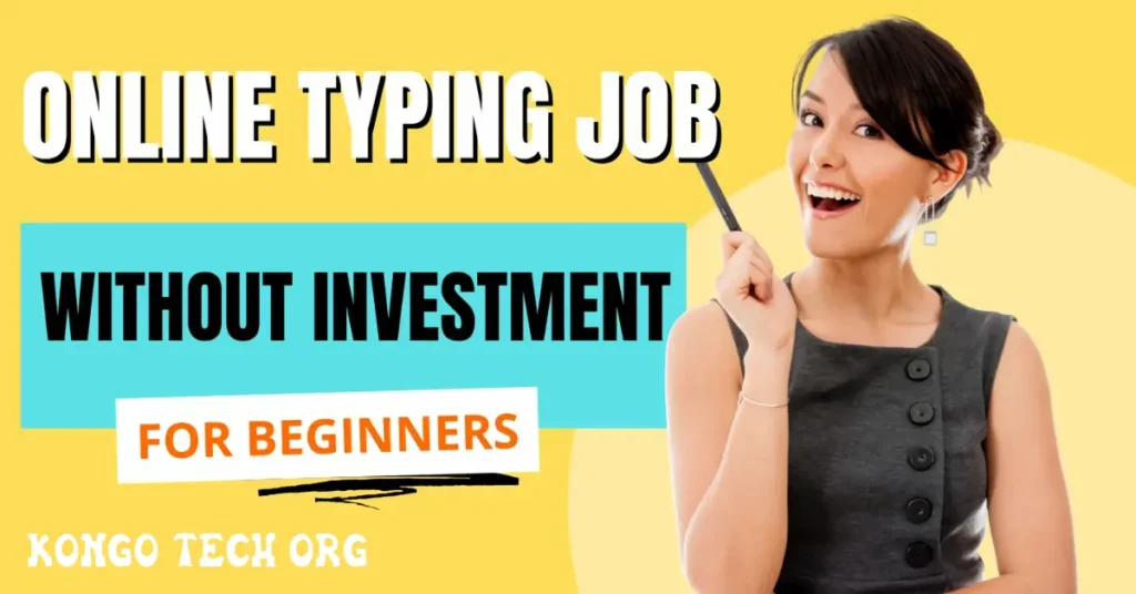 free online typing jobs without any investment