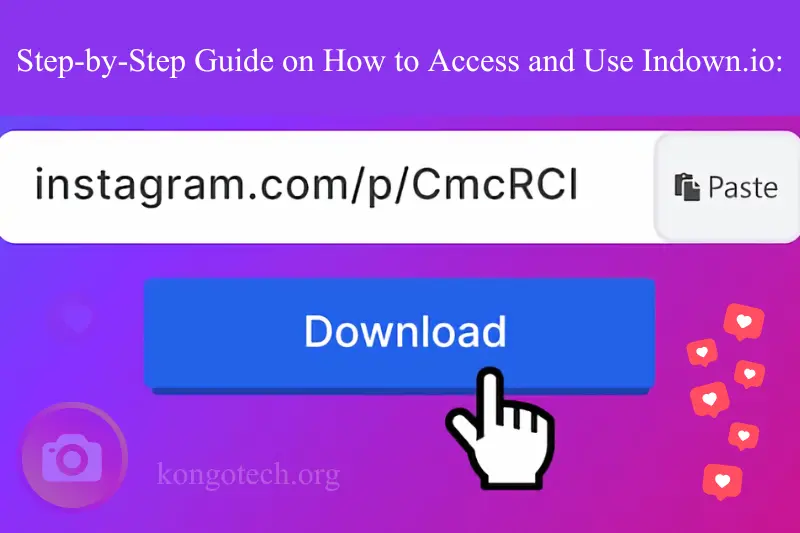 step by step guide on how to access and use indown.io