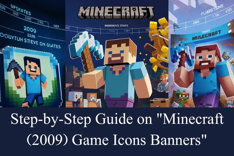 step-by-step guide on minecraft 2009 game icons banners