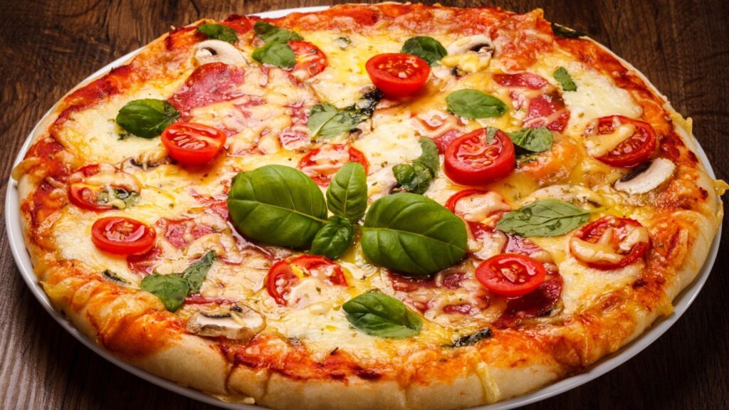 Explore the Regional Pizza Varieties Across the Globe A delicious Italian pizza showcasing regional pizza varieties across the globe