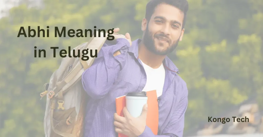Abhi Meaning in Telugu