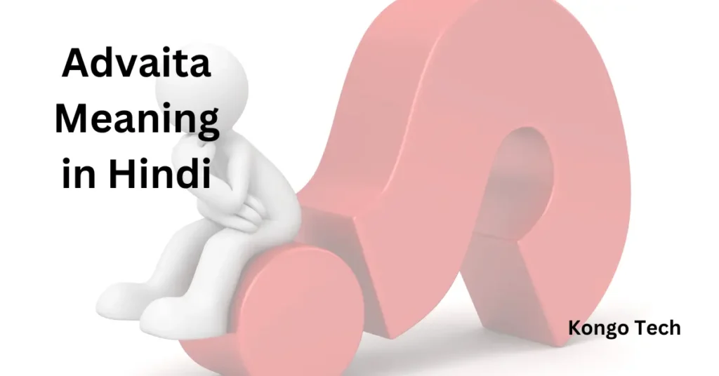 Advaita Meaning in Hindi