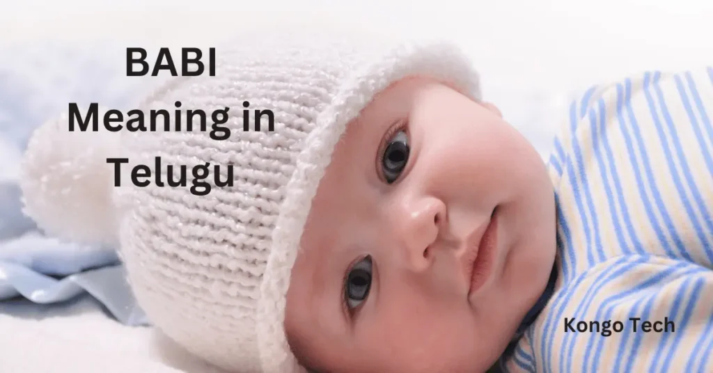 BABI Meaning in Telugu