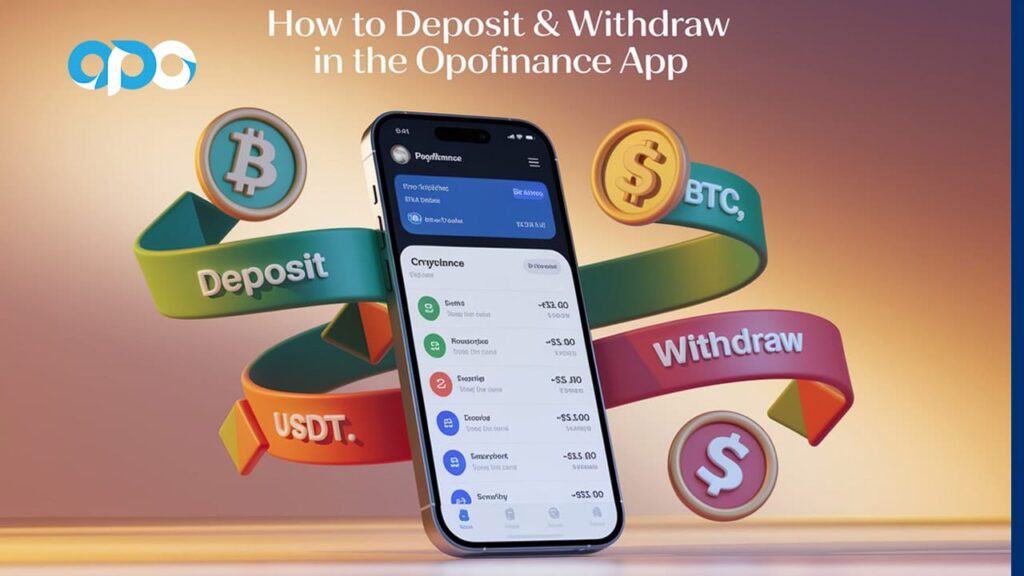 How to Deposit and Withdraw Funds in the Opofinance App 1
