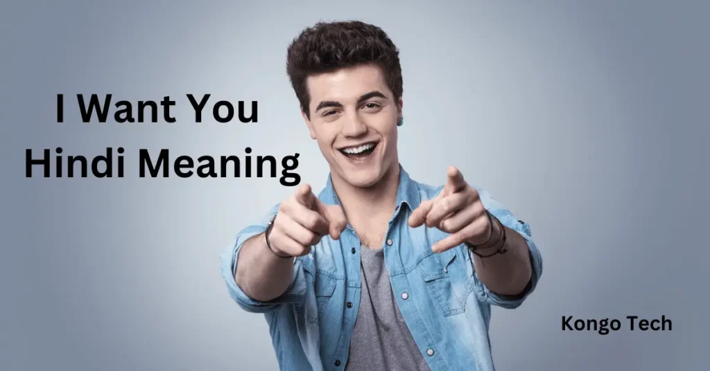 I Want Your Hindi Meaning