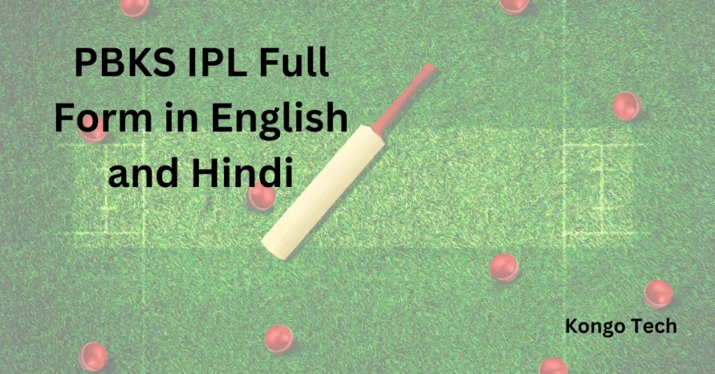 PBKS IPL Full Form in English and Hindi