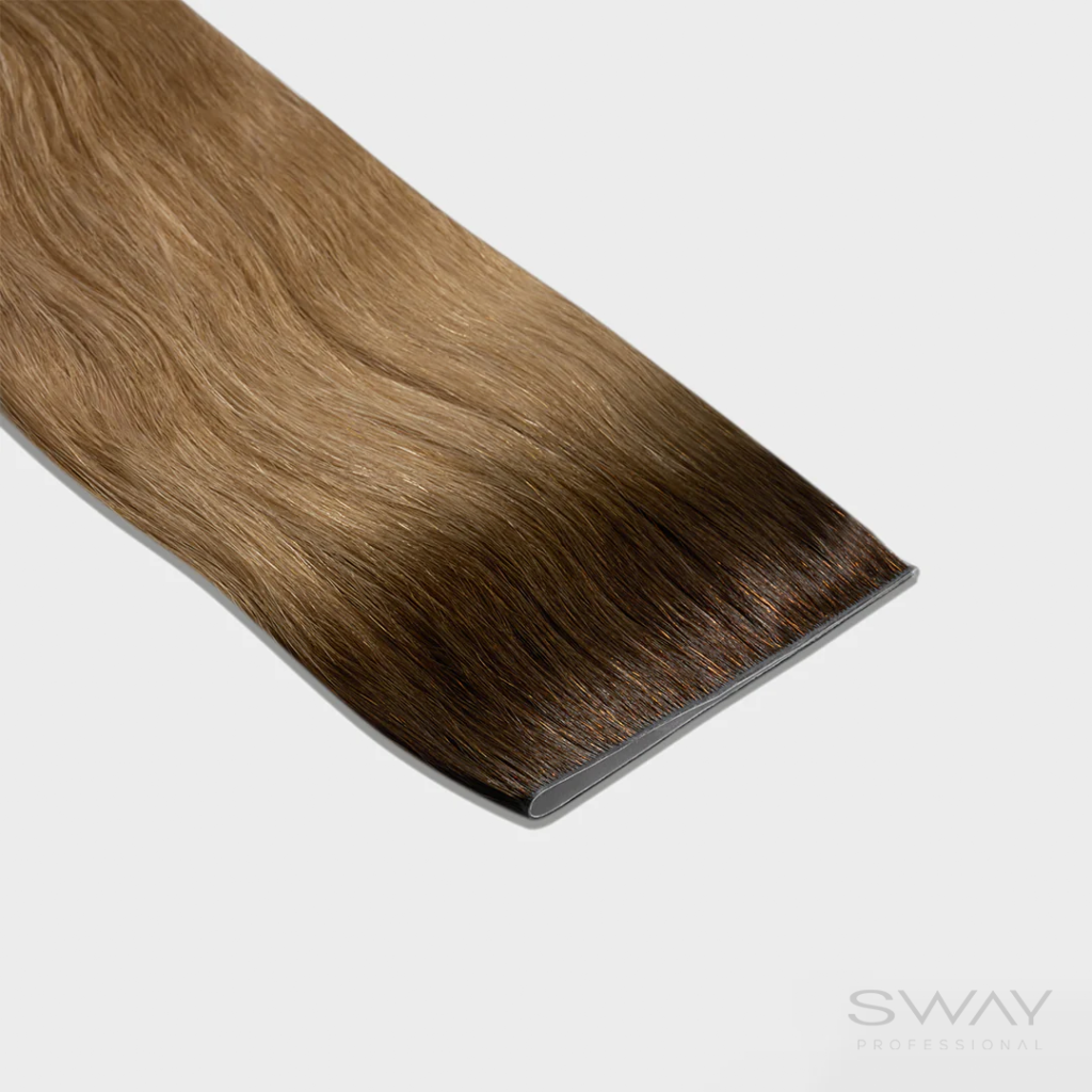 Get the Perfect Length: Why 18-Inch Real Hair Extensions Are So Popular SWAY Seamless Tape Weft