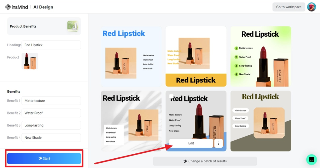 Step 2 Adjust the Product Settings