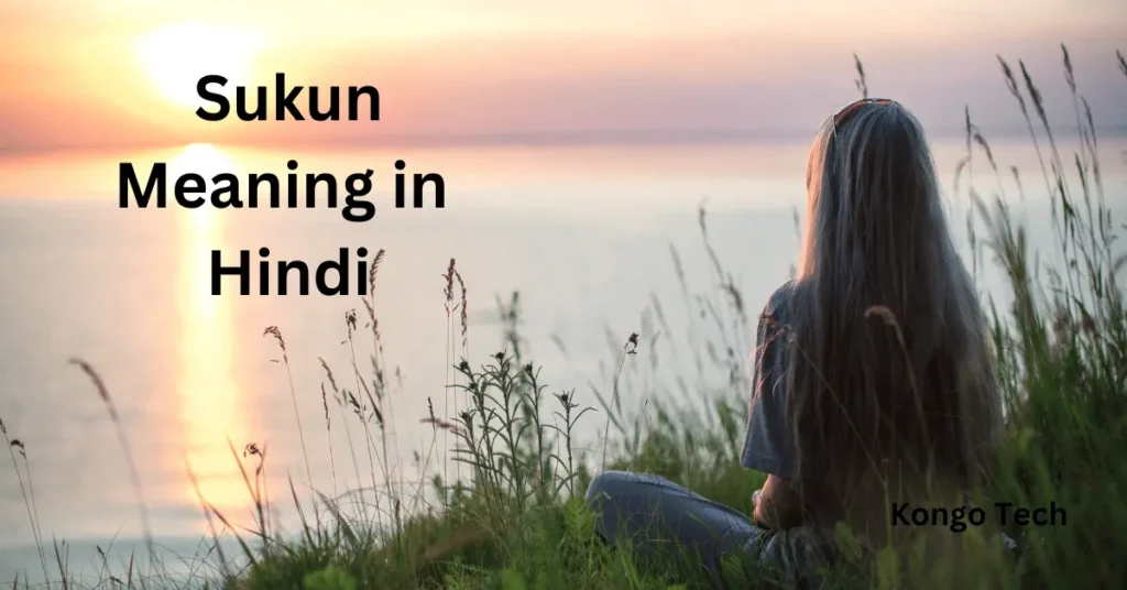 Sukun Meaning in Hindi