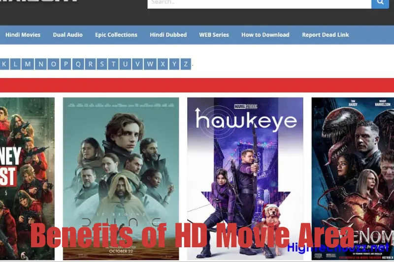 benefits of hd movie area