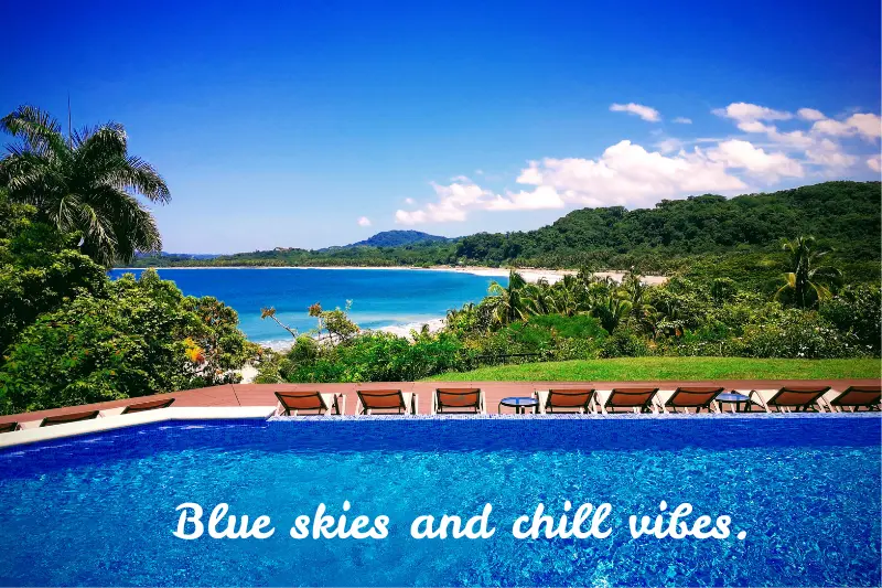 blue skies and chill vibes