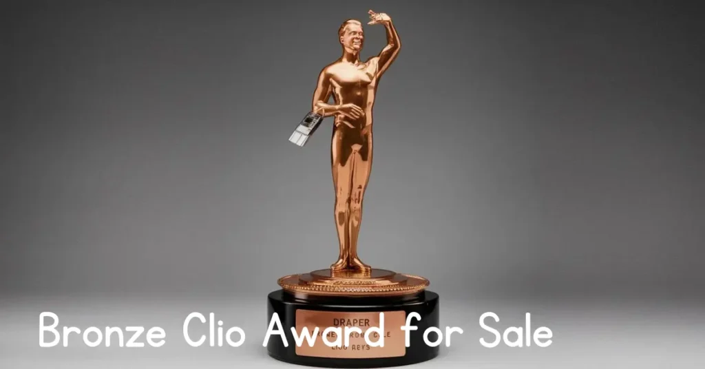 bronze clio award for sale
