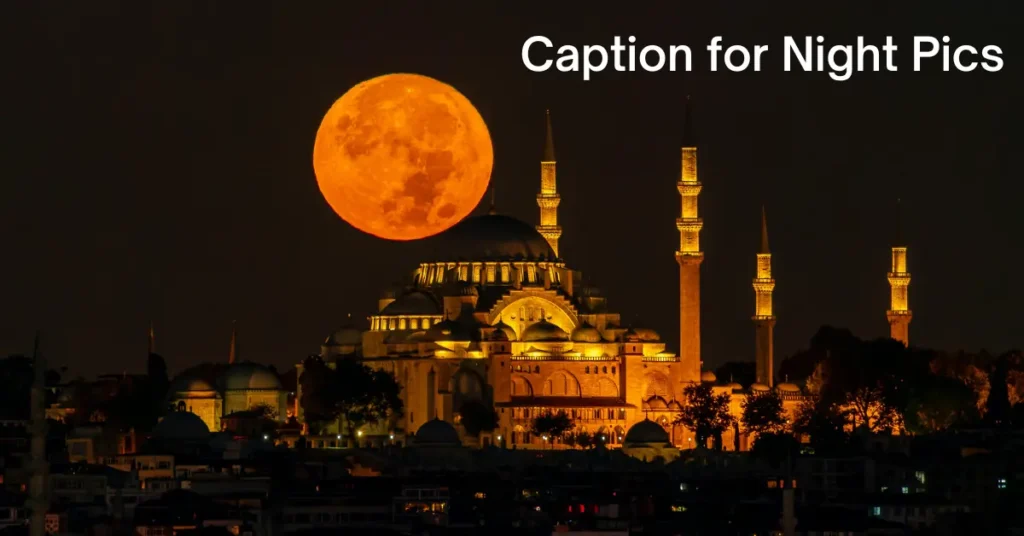 160+ Caption for Night Pics: Light Up Your Instagram Game caption for night pics