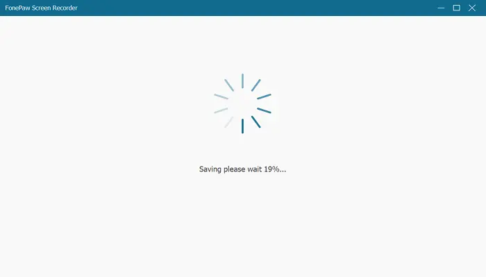 click the stop button once the video is recorded. your recording will be saved in the specified format and location