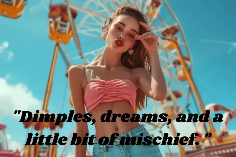 dimples, dreams, and a little bit of mischief