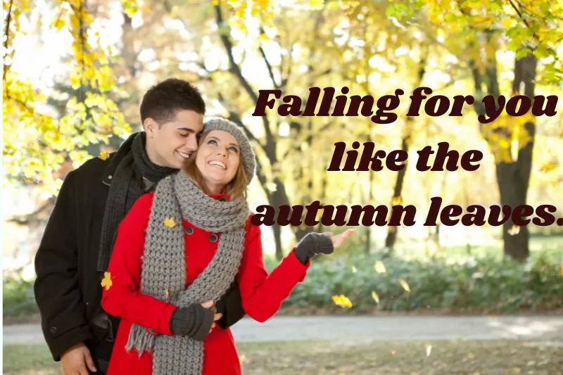 falling for you like the autumn leaves