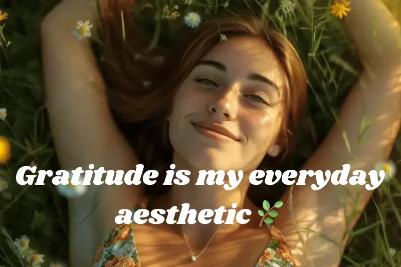 gratitude is my everyday aesthetic