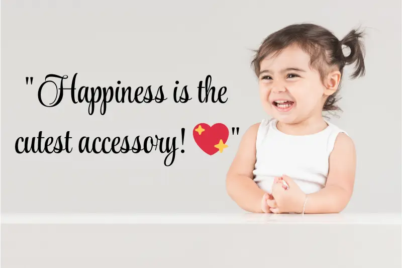 happiness is the cutest accessory
