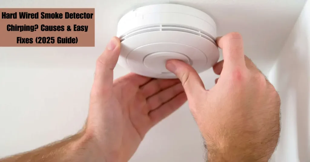 Hard Wired Smoke Detector Chirping? Causes & Easy Fixes (2025 Guide) hard wired smoke detector chirping causes & easy fixes (2025 guide)