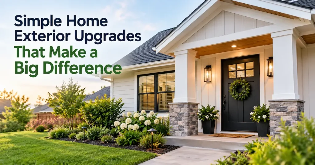 Simple Home Exterior Upgrades That Make a Big Difference home exterior upgrades