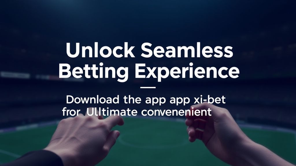 Unlock Seamless Betting Experience - Download the Tải app xibet for Ultimate Convenience image 216