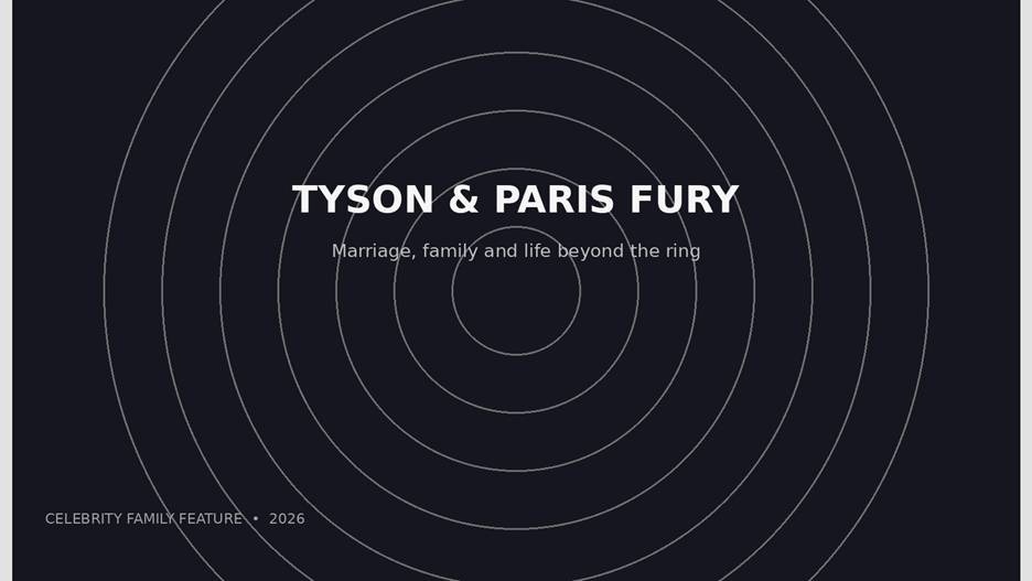 Tyson Fury and Paris Fury: Inside Their Long-Running Marriage and Family Life image 2639