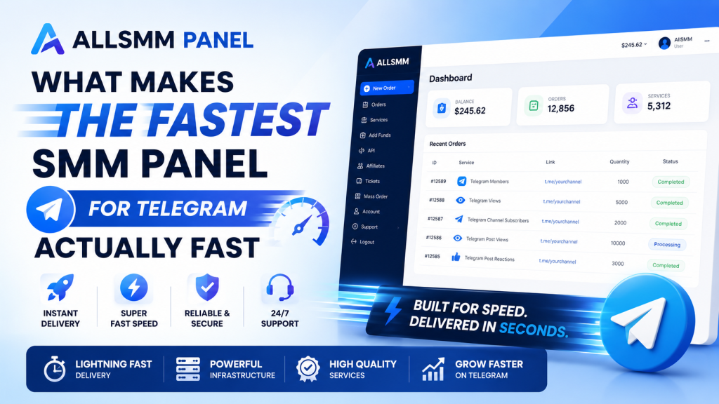 Fastest SMM Panel for Telegram: How ALLSMM Panel Delivers image 3410