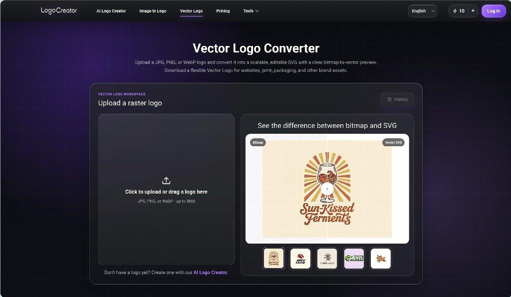 A production handoff framework with a Vector Logo Converter for digital and physical assets image 4281