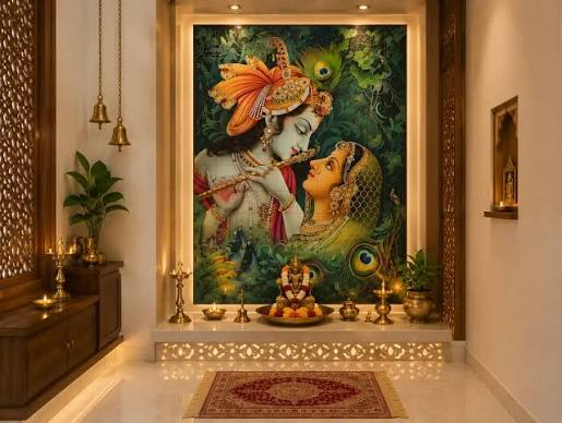 How to Style Your Home with Radha Krishna and Lord Shiva Wall Art image 5017