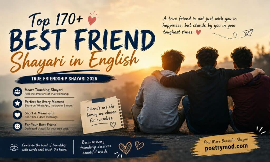 Best Friend Shayari: Meaningful Words for a Special Friendship image 5287