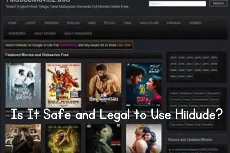 is it safe and legal to use hiidude