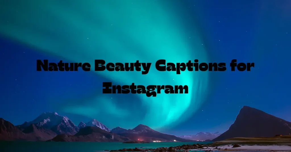 155+ Perfect Nature Beauty Captions For Instagram To Make Your Photos Stand Out nature beauty captions for instagram