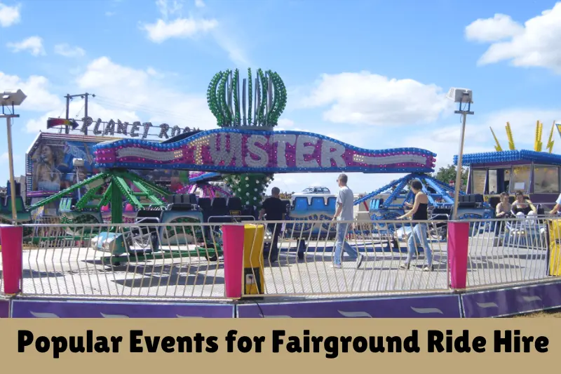 popular events for fairground ride hire