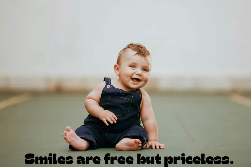 smiles are free but priceless
