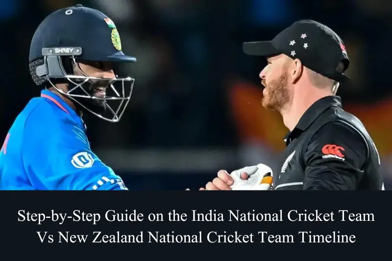 India National Cricket Team Vs New Zealand National Cricket Team Timeline