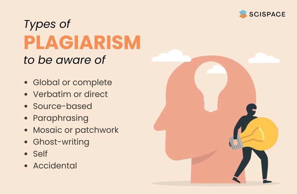 types of plagiarism