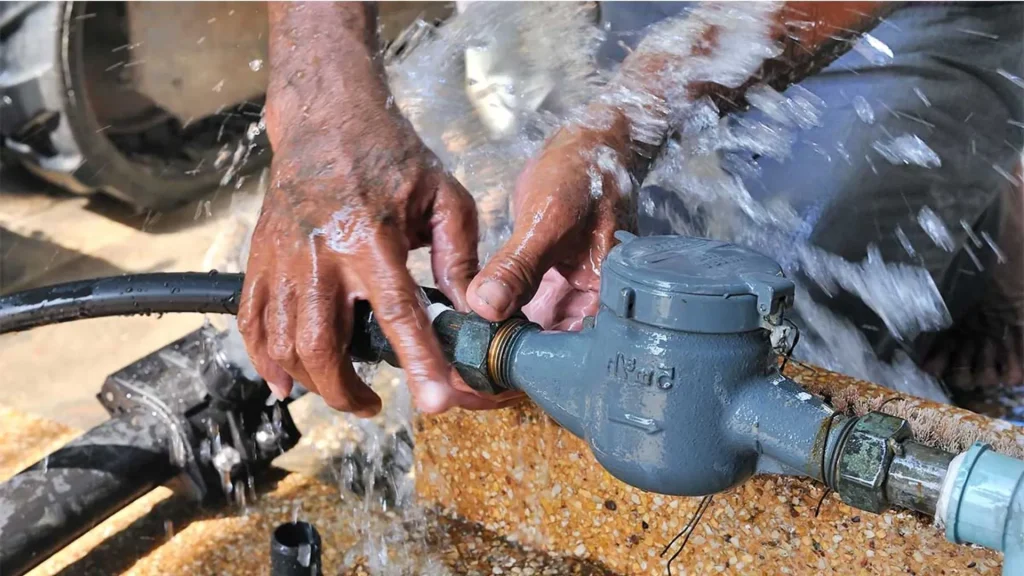 Importance of Professional Inspection Before Water Leak Repair water bursting from main
