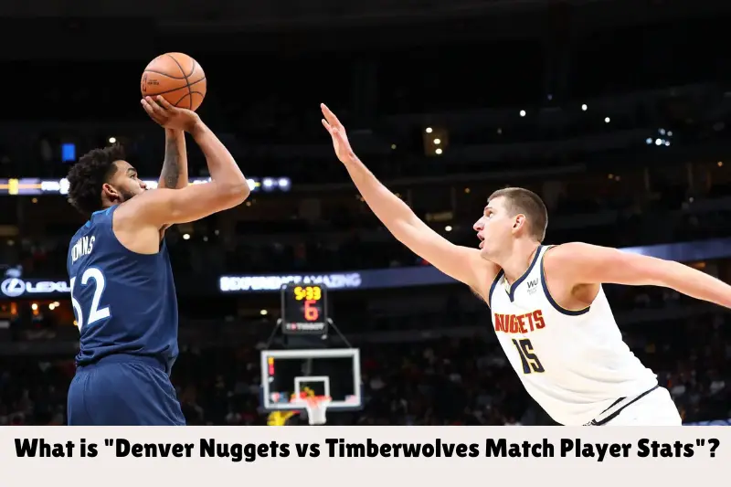 what is denver nuggets vs timberwolves match player stats